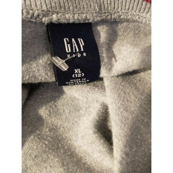 Vtg GAP Womens Size Small embroidered LOGO  Long Sleeve Tee Crop T-Shirt Gray - Picture 5 of 5